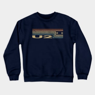 U2 Cassette Stripes Crewneck Sweatshirt